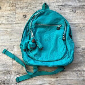 Kipling Backpack Challenger Peacock Teal Turquoise Blue Green Challenger BP3761